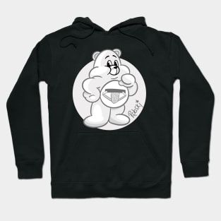 Queer Bearz - jock white bear Hoodie